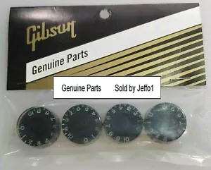 GIBSON Black Speed Knob Set USA Genuine Les Paul Brand New "Real" - Picture 1 of 5