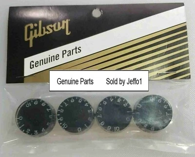 GIBSON® Black Speed Knob Set USA Genuine Les Paul Brand New "REAL DEAL" - Image 1 of 4
