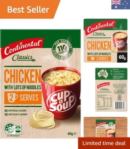 CONTINENTAL Cup-A-Soup | Chicken With Lots Of Noodles, 2 pack, 60g - Picture 1 of 8