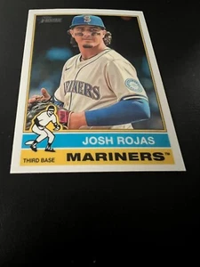 2025 Topps Heritage Chrome Josh Rojas #12 Seattle Mariners - Bild 1 von 2