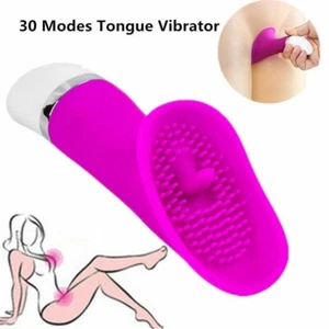 Tongue Licking Vibrator Female Clit G-spot Stimulator Sucking for Women Sex Toys - Picture 1 of 13
