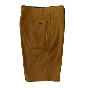 Volcom Vmonty 22” Men's 31 Modern Fit Chino Short 10” Inseam Saddle Tan NEW $50 - Picture 1 of 8