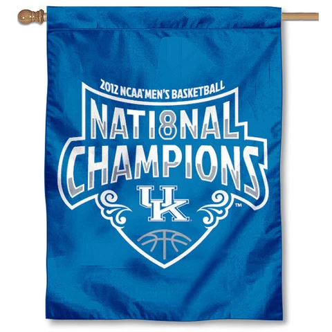 University of Kentucky UK 2012 National Champs Banner Flag Cover
