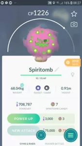 Spiritomb Pokemon Trade Go - Picture 1 of 2