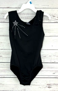 More Than Magic Girls Black Grey Sequin Swimsuit Size S(6/6X) Star and Rays - Picture 1 of 6