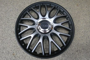 1 Alu-Design Radkappe 15 Zoll Orden black matt für Fiat 500.Ersatzradkappe! - Bild 1 von 2
