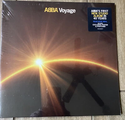 ABBA - Voyage (Blue Vinyl) [VINYL] Exclusive Poster Still Sealed NEW - Image 1 of 2