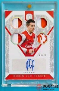 2019-20 Chronicles Arsenal Robin van Persie Quad Logo Patch Auto 9/10 - Picture 1 of 2