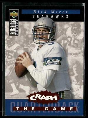 Rick Mirer 1994 Collector's Choice #C3 You Crash the Game Bronze  Seahawks - Image 1 of 2