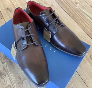 Dunkelbrauner Bugatti Leder Business Schuh 👞| stilsicherer Auftritt | Used Look - Bild 1 von 10