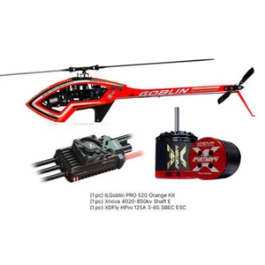 Combo motor y ESC SAB ILGoblin PRO 520 naranja con cuchillas principales y traseras - Imagen 1 de 1