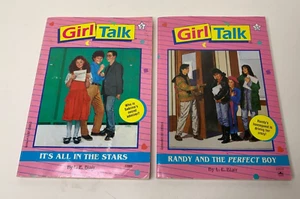 GIRL TALK Paperback Books 5 & 33 By L.E. Blair 1990s Lot of 2 - Picture 1 of 6