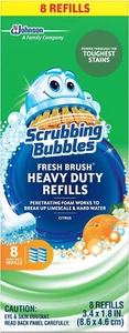 Scrubbing Bubbles Toilet Bowl Wand Cleaner Refills, Fresh Brush Heavy Duty Clean - Picture 1 of 12