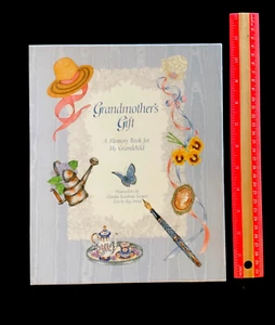 GRANDMOTHER'S GIFT MEMORY BOOK FOR GRANDCHILD C.R. GIBSON CO 1996 HARDBACK - Picture 1 of 18