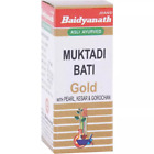 Baidyanath Muktadi Bati Gold with Pearl, Kesar (10 Tablets) Useful in Rickets