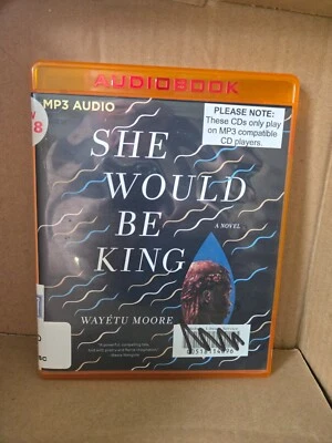 She Would Be King: A Novel (MP3 CD) Audio Book Wayetu Moore EX-LIBRARY STOCK - Image 1 of 3