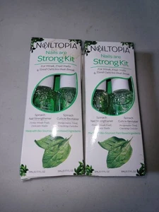 Lot Of 2 Nails Are Strong Kit By Nailtopia - New In Box! - Picture 1 of 3
