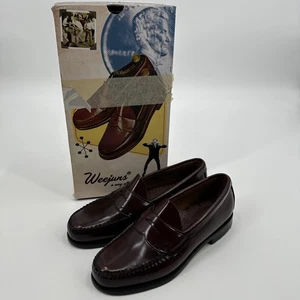 G.H. Bass Weejuns Shoes Mens Size 7.5 D Penny Loafers Leather Classic New - Picture 1 of 8