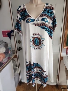 Ladies Mid Length dress Western Style 3X Plus Unbranded - Picture 1 of 2