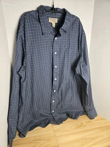 Duluth Trading, Plaid Wrinkle Fighter Button Up Shirt 3xl Tall - Picture 1 of 5