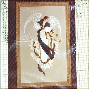 1991 LAVENDER & LACE VICTORIAN DESIGN CROSS STITCH CHART:  ANGEL OF HOPE   LF - Picture 1 of 3