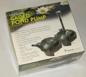 Pentair Lifegard Caged Pond Pump 1268 - 1268 GPH w/ Fountain Head - Picture 1 of 2