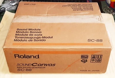 Vintage Roland SC-88 Sound Canvas MIDI Module Japan Tested Working Clean Unit - Image 1 of 4