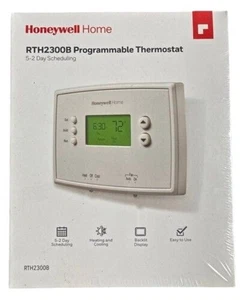 NIB Honeywell Home RTH2300B Programmable Thermostat 5-2 Day System Control - Picture 1 of 6