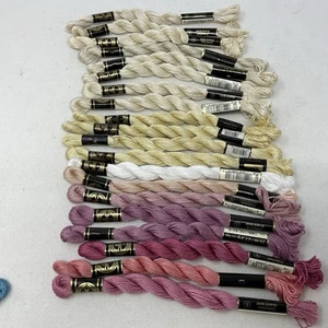 LOT OF 41 Skeins DMC 5 Perle Cotton Floss Various Colors 27.3 Yd - Picture 1 of 5