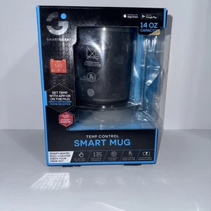 SmartGear Temp Control Smart Coffee Mug 14 Oz Capacity iPhone & Android NEW Open - Picture 1 of 4