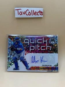 2021 Panini Mosaic - Quick Pitch Autographs Alejandro Kirk #QPA-AL (AU, RC) - Picture 1 of 2