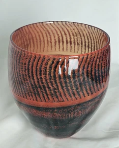 Siddy Langley Studioglas | Kunstglasvase, lebendige Dekoration, signiert vom Künstler - Bild 1 von 17