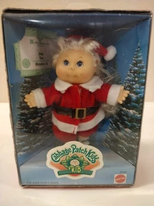 Vintage 1998 Neu im Karton Mini Cabbage Patch Kinder Urlaub Santa Mädchen Weihnachten Puppe - Bild 1 von 10