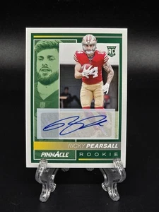 2024 Encore Ricky Pearsall Rookie Pinnacle RC Auto /199 49ers - Picture 1 of 2