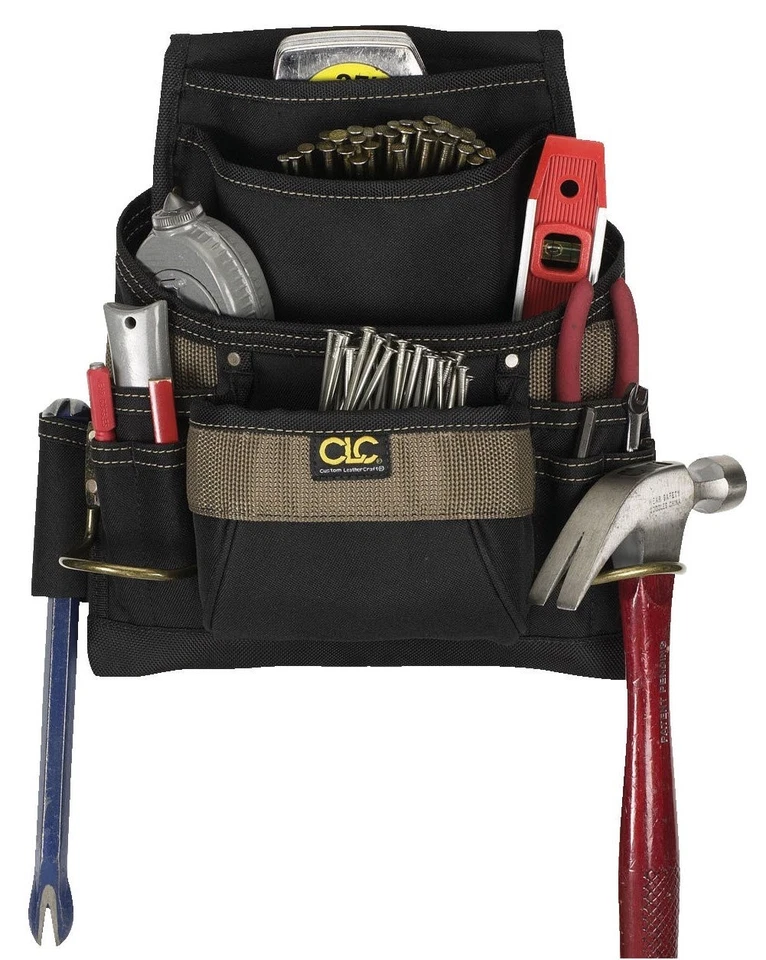 Custom Leathercraft CLC Work Gear 1620 11 Pocket Nail Tool Bag - Image 1 of 1