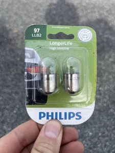 Philips LongerLife 97 9.3W Two Bulbs Tail Parking Light Replacement Stock Lamp - Bild 1 von 2