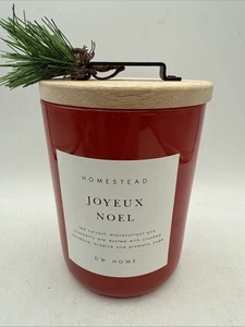 Homestead Red And Black Current and Cranberry Scented 15.7 oz Two Wick Jar - Picture 1 of 7