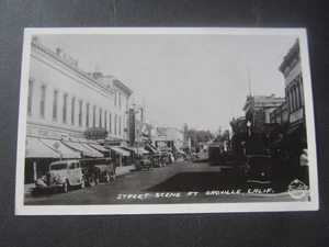 c.1940's - OROVILLE CA. - RPPC - Real Photo - POSTCARD - Street Scene - Picture 1 of 2