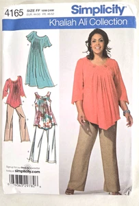 Pantalones túnica de vestir Simplicity patrón de costura 4165 Misses talla 18 20 22 24 SIN CORTAR - Imagen 1 de 5