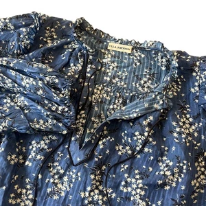 Ulla Johnson Manet Floral Blouse Cotton & Silk Blend Women's Size 4 - Picture 1 of 8