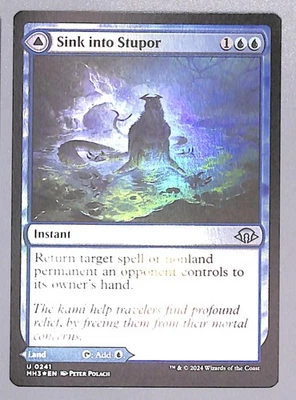 Sink into Stupor // Soporific Springs - Foil - 241 - Modern Horizons 3 (MH3) MTG - Image 1 of 2