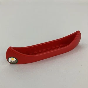 Lego rotes Kanu Boot Teil 6021 mit doppelten Aufklebern aus Set 60057 - Bild 1 von 9