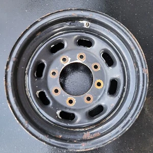 1999 - 2004 FORD SUPER DUTY F250 F350 EXCURSION 16" BLACK STEEL WHEEL RIM OEM E6 - Picture 1 of 9
