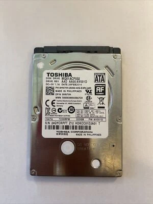 Toshiba 320GB 2.5" MQ01ACF032 SATA Laptop Hard Disk Drive HDD 7220RPM - Image 1 of 2