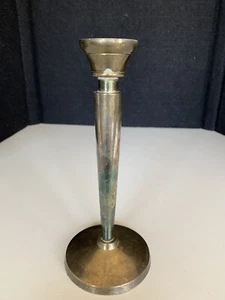 Pottery Barn Silver Plate Taper  Candle Stick Holder Stand  8.5” Tall - Bild 1 von 8