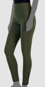 $80 Inc International Concepts Women's Green Ponte Lace-Up Skinny Pants Size S - Picture 1 of 2