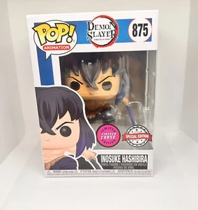 Inosuke Hashibira -Funko Pop Demon Slayer #875 Flocked Chase Rare - Picture 1 of 6