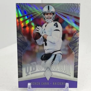 2018 PANINI PHOENIX #16 DEREK CARR "PURPLE PRIZM" # /75 OAKLAND RAIDERS - Bild 1 von 6