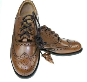 Ghillie brogue marrone Executive pelle tradizionale grado personalizzato buon anno saldato buon anno - Foto 1 di 3