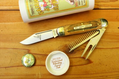 Great Eastern Cutlery GEC Tidioute 351325 "Frwy & Club" Distres Whiskey Barrl # Foto 1 de 3